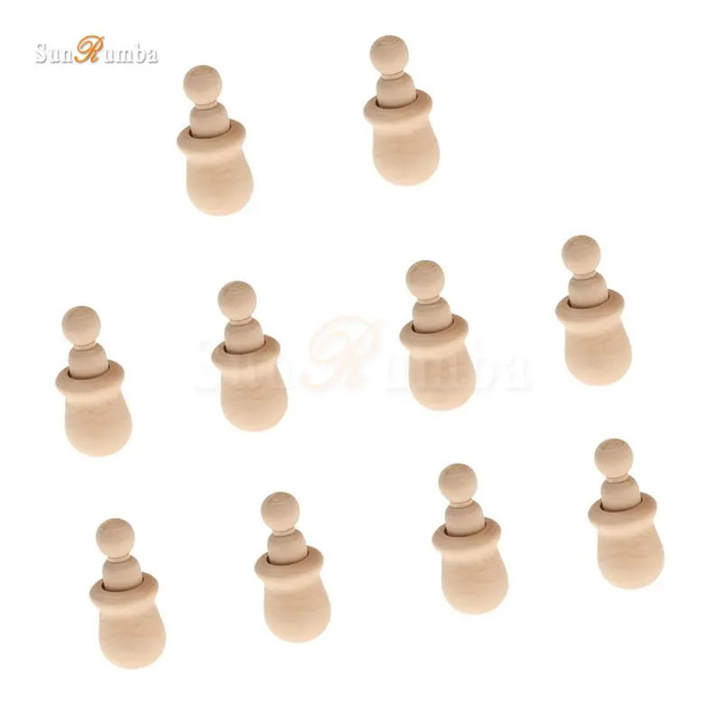 10pcs Wooden Unfinished DIY Craft Peg Dolls Wood DIY Toy Arts Sewing Crafts Peg Doll Puppet Bases Cute Bobble Head Dolls
10pcs Wooden Unfinished DIY Craft Peg Dolls Wood DIY Toy Arts Sewing Crafts Peg Doll Puppet Bases Cute Bobble Head Dolls