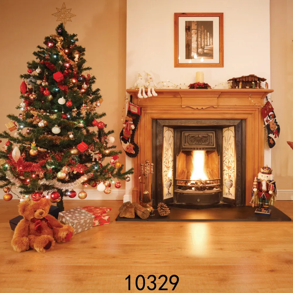 Fireplace Christmas Tree Photography Background for Photo Studio Computer Printed Vinyl Photographic Backdrop for Children Baby
Fireplace Christmas Tree Photography Background for Photo Studio Computer Printed Vinyl Photographic Backdrop for Children Baby