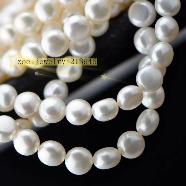 8*5MM 46Pcs/Pack Button Shape White Natural Freshwater Pearl Strands Jewelry Beads
8*5MM 46Pcs/Pack Button Shape White Natural Freshwater Pearl Strands Jewelry Beads