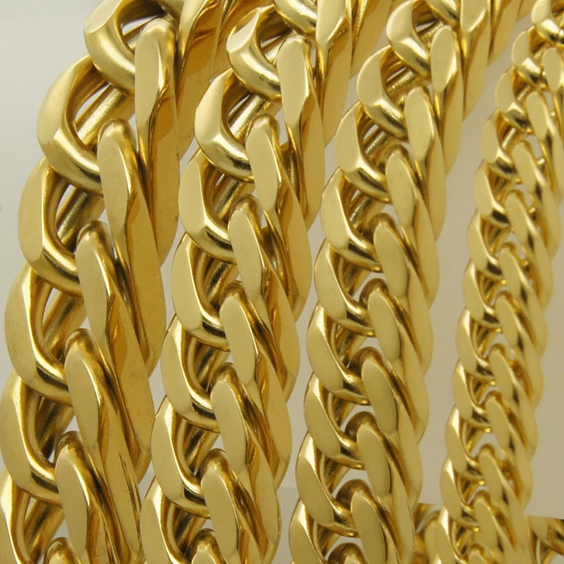 10mm width 60cm 23.6 inch length weight 126g classic link ipg gold plating men/boy 316L stainless steel necklace 1pc
10mm width 60cm 23.6 inch length weight 126g classic link ipg gold plating men/boy 316L stainless steel necklace 1pc