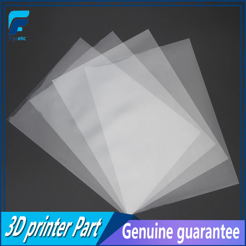 4 sheets FEP Film 242*147*0.1mm DLP LCD SLA Resin 3D Printer For Wanhao Duplicator D7, Proniks KLD-LCD1260, YHD-101
4 sheets FEP Film 242*147*0.1mm DLP LCD SLA Resin 3D Printer For Wanhao Duplicator D7, Proniks KLD-LCD1260, YHD-101