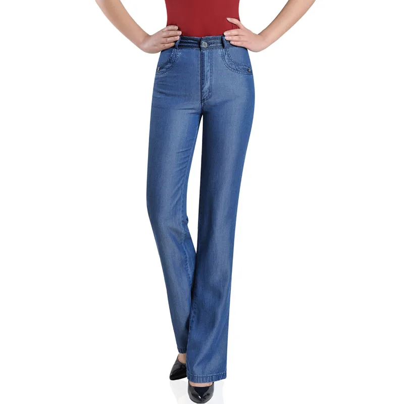 Женские брюки с завышенной талией xfe0901 | Женская одежда