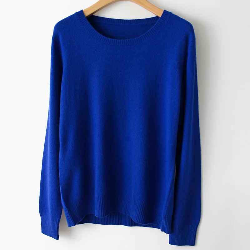 Spring Winter O-neck Cashmere Wool Sweater JECH Autumn Women Solid Big Long Sleeve Pullovers Jumper Knitted Sweaters Plus Size
Spring Winter O-neck Cashmere Wool Sweater JECH Autumn Women Solid Big Long Sleeve Pullovers Jumper Knitted Sweaters Plus Size