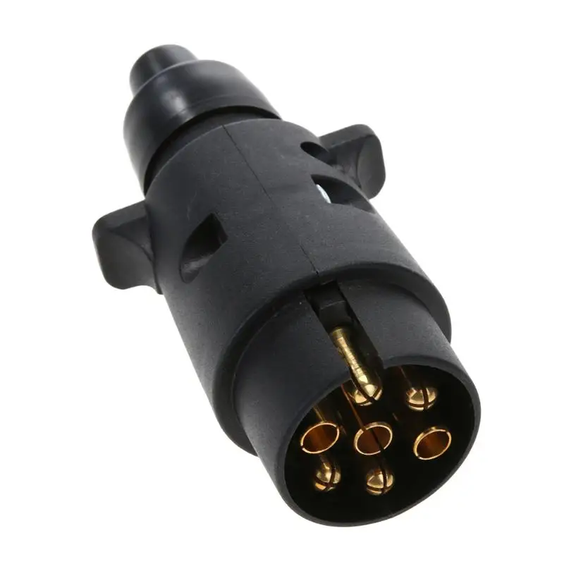 12V 7-Way Round Plastic RV Trailer Plug 7 Pin Plug Adapter Electrical Converter Round Socket Truck Trailer Connector
12V 7-Way Round Plastic RV Trailer Plug 7 Pin Plug Adapter Electrical Converter Round Socket Truck Trailer Connector
