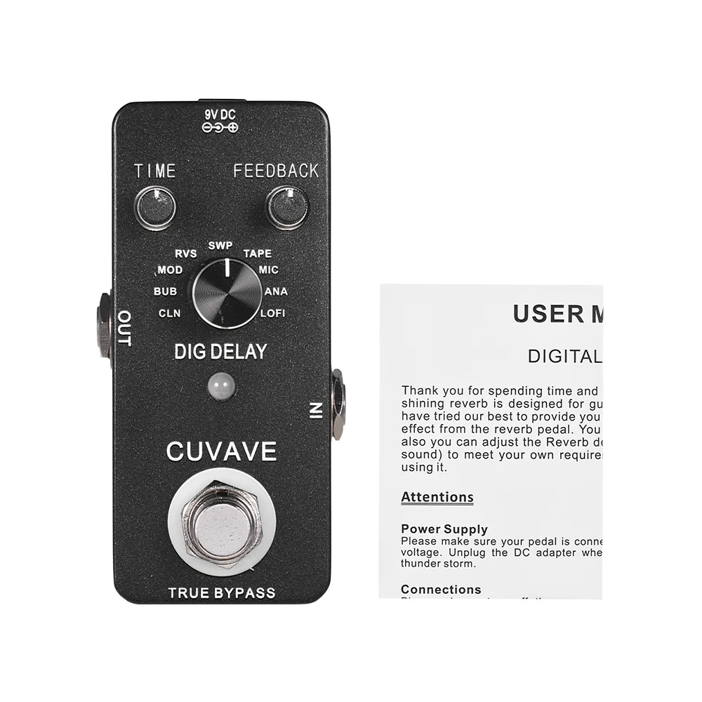 Guitar Pedal Digital Delay Guitar Effect Pedal with 9 Delay Effects True Bypass Full Metal Shell Guitar Parts & Accessories
Guitar Pedal Digital Delay Guitar Effect Pedal with 9 Delay Effects True Bypass Full Metal Shell Guitar Parts & Accessories