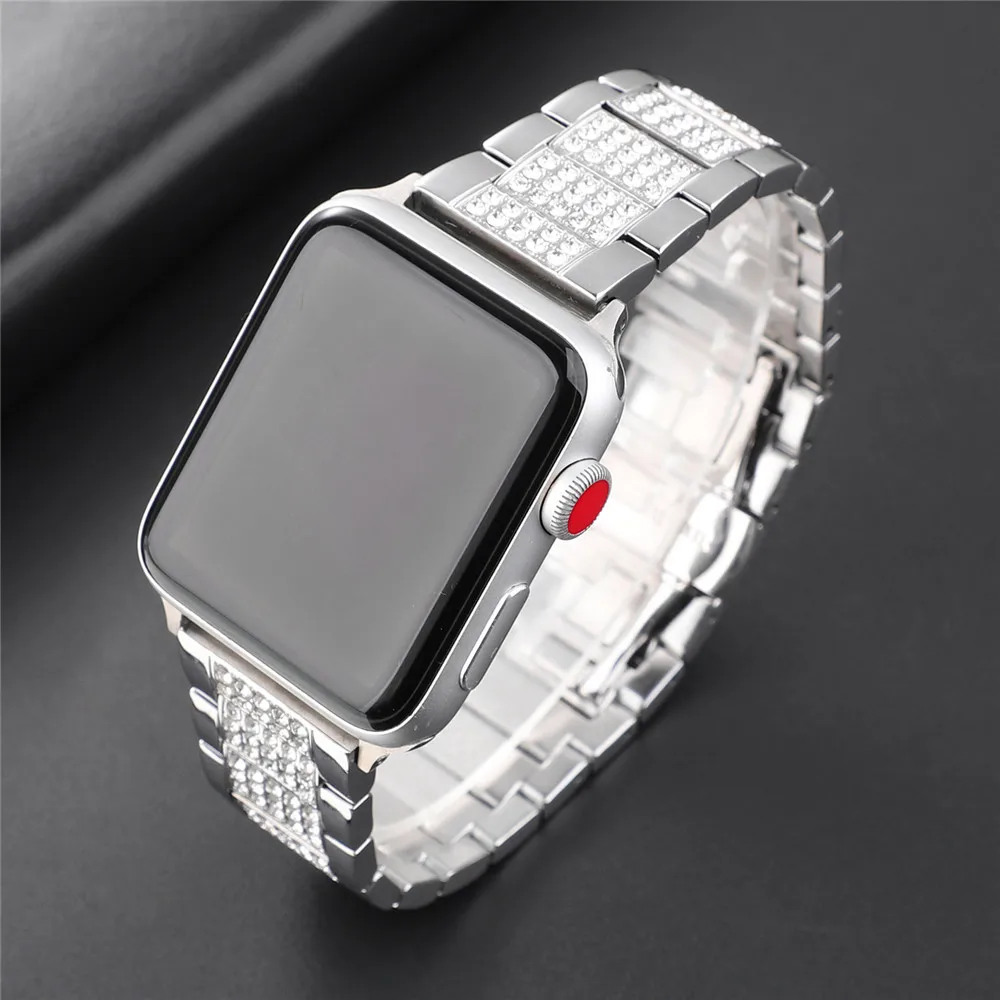 Strap for iWatch Series 6 5 4 3 2 44/42/40/38mm Watchband for Apple Watch SE Stainless Steel Bracelet Men/Women Replacement Belt
Strap for iWatch Series 6 5 4 3 2 44/42/40/38mm Watchband for Apple Watch SE Stainless Steel Bracelet Men/Women Replacement Belt