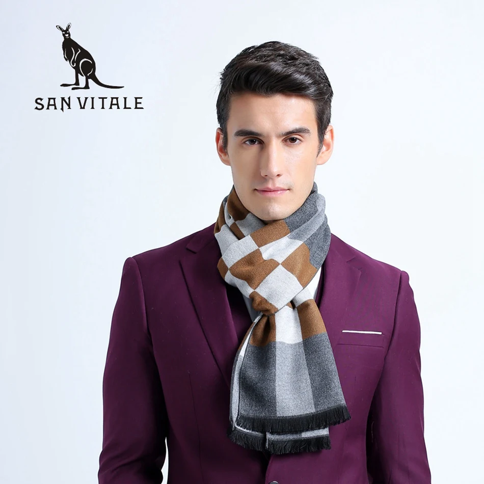 Men Scarves and Shawls 2017 New Designer Fashionable Luxury Brand Winter Warm Long Soft Wool Silk Cashmere Plaid Scarf for Men
Men Scarves and Shawls 2017 New Designer Fashionable Luxury Brand Winter Warm Long Soft Wool Silk Cashmere Plaid Scarf for Men