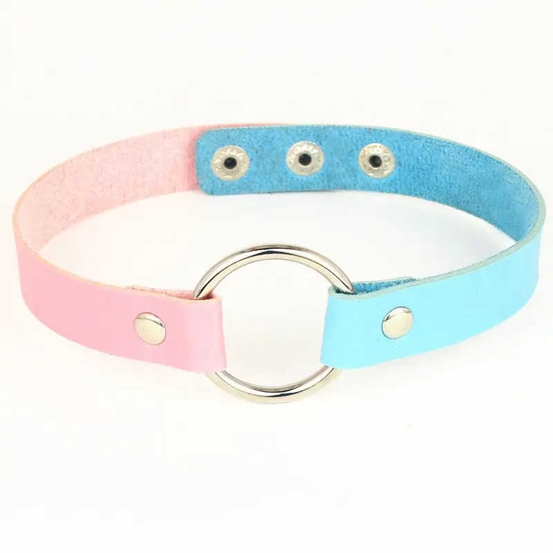 Fashion Round Pu Leather Chocker Necklace Rock Collar Punk Goth Choker Necklace Fashion Jewelry Statement Necklaces 2019
Fashion Round Pu Leather Chocker Necklace Rock Collar Punk Goth Choker Necklace Fashion Jewelry Statement Necklaces 2019