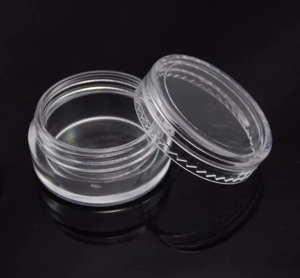 1000 шт X3g маленькие косметические банки для макияжа пластиковые пустые образцы