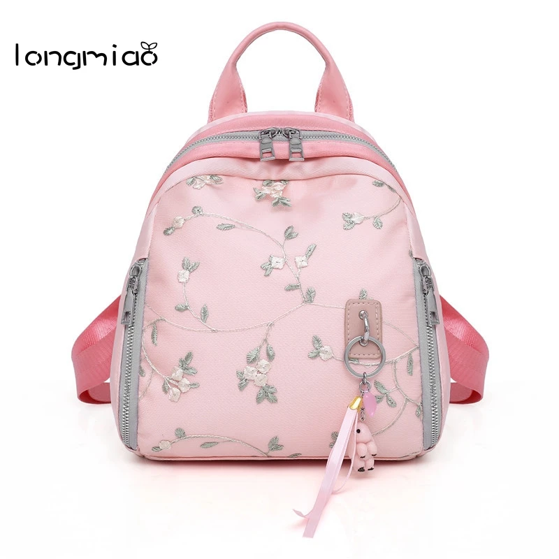 Школьный рюкзак longmiao рюкзаки Kawaii для девочек-подростков розовый дизайнерский