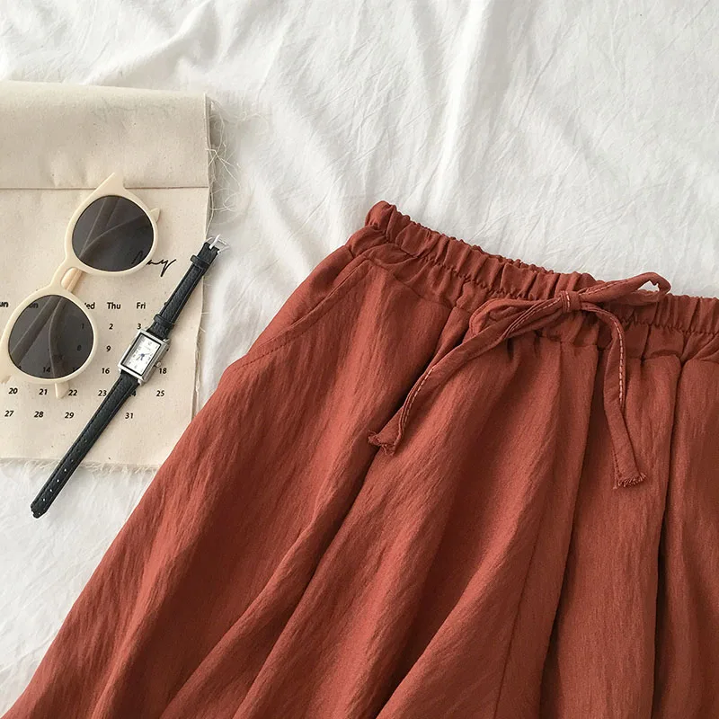 Shorts Women High Waist Loose All-match Trendy Simple Bow Pockets Korean Style Students Solid Ladies Womens Breathable Lovely
Shorts Women High Waist Loose All-match Trendy Simple Bow Pockets Korean Style Students Solid Ladies Womens Breathable Lovely