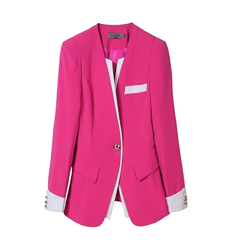 2021 Plus Size 4XL Womens Business Suits Spring Autumn Single Button Women Blazers Jackets Slim Elegant Blazer Casual Women Suit
2021 Plus Size 4XL Womens Business Suits Spring Autumn Single Button Women Blazers Jackets Slim Elegant Blazer Casual Women Suit