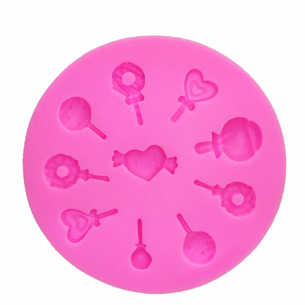 1PCS Mini heart lollipop Love chocolate cake decorating tools DIY Donuts fondant silicone mold Polymer Clay Resin Candy T0397
1PCS Mini heart lollipop Love chocolate cake decorating tools DIY Donuts fondant silicone mold Polymer Clay Resin Candy T0397