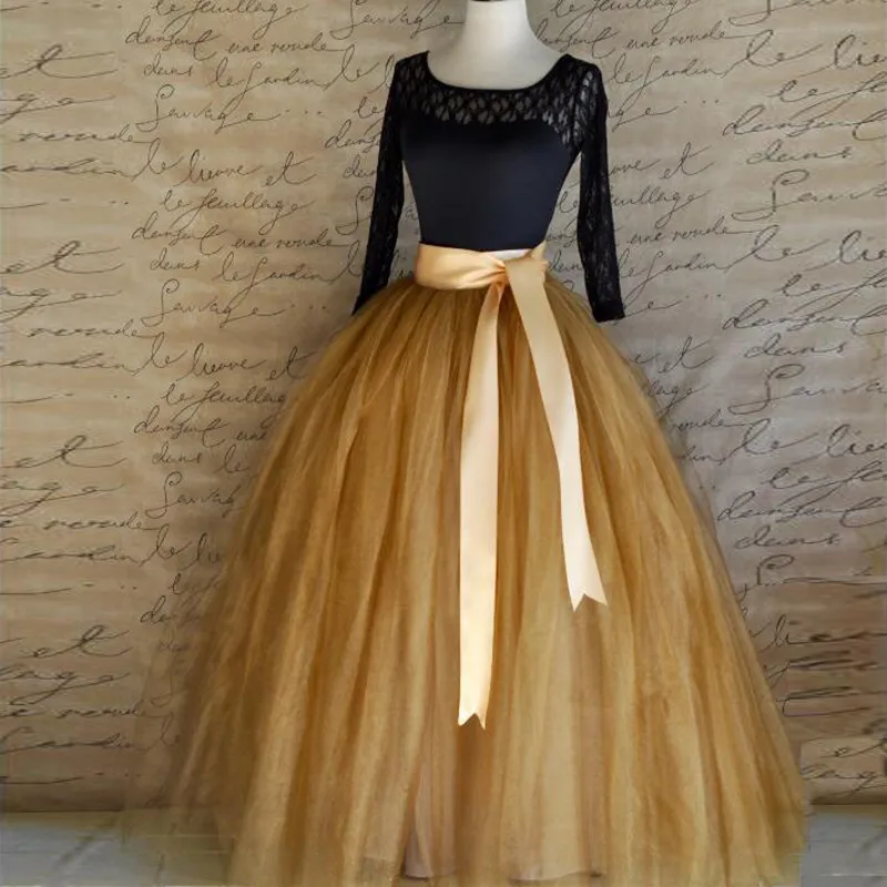 Newest Long Tulle Skirt Female Customized High Waist Tutu Skirt Floor Length A-line Maxi Skirts Ribbon Waistline Skirt
Newest Long Tulle Skirt Female Customized High Waist Tutu Skirt Floor Length A-line Maxi Skirts Ribbon Waistline Skirt