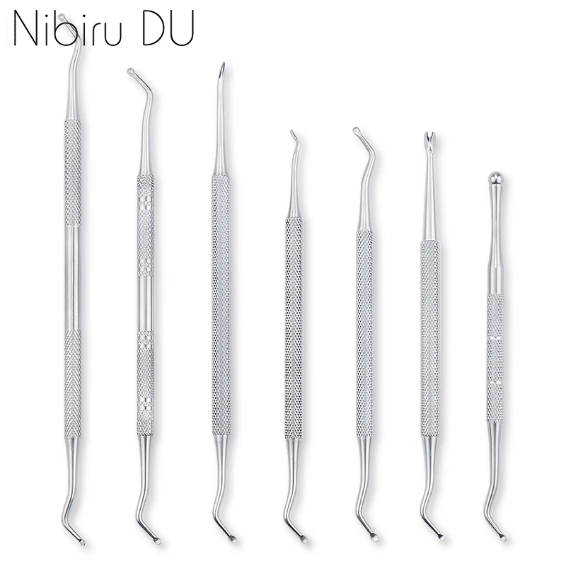 2 Ways Silver Groove Pick Toe Finger Corrector Cuticle Pusher Double Stainless Steel Remover Manicure Nail Tools
2 Ways Silver Groove Pick Toe Finger Corrector Cuticle Pusher Double Stainless Steel Remover Manicure Nail Tools
