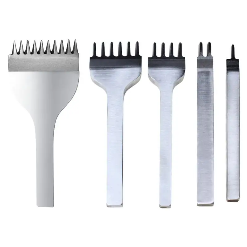 4PCS/Set 3/4/5MM Leather Craft Tools Hole Punches Stitching Punching Leather Tool 1+2+4+6 Prong Leathercraft Punching Tools Set
4PCS/Set 3/4/5MM Leather Craft Tools Hole Punches Stitching Punching Leather Tool 1+2+4+6 Prong Leathercraft Punching Tools Set