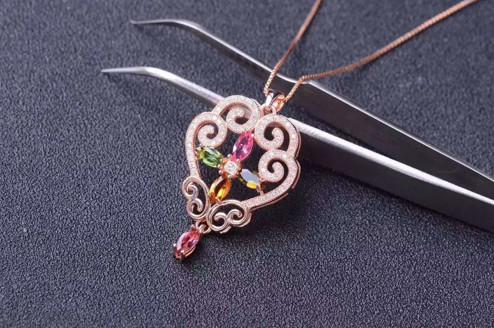 natural tourmaline pendant S925 silver Natural gemstone Pendant Necklace trendy Palace hollow fringed women wedding jewelry
natural tourmaline pendant S925 silver Natural gemstone Pendant Necklace trendy Palace hollow fringed women wedding jewelry