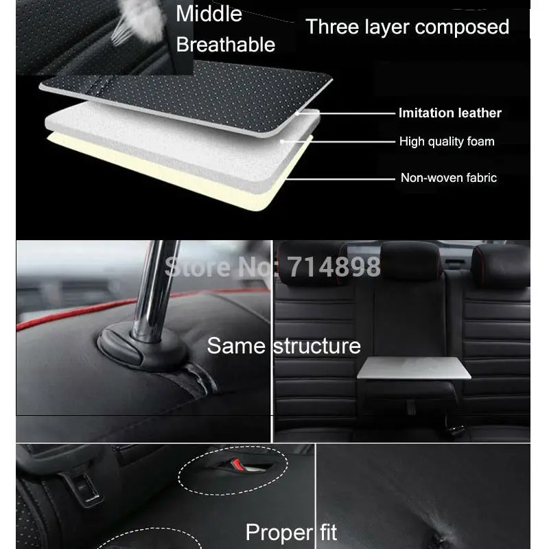 Carnong Car Seat Cover Leather Custom For Audi A4 A4L A6L Q5 100 A1 A3 A5 A6 A7 A8 Q3 Q7 TT R8 Customize Auto Accessories
Carnong Car Seat Cover Leather Custom For Audi A4 A4L A6L Q5 100 A1 A3 A5 A6 A7 A8 Q3 Q7 TT R8 Customize Auto Accessories
