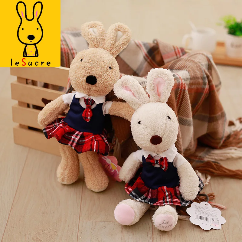 Kawaii Le Sucre Rabbit Plush Dolls Campus Uniform Bunny Rabbits Plush Toys Soft Stuffed Animals Toys for Children Birthday Gifts
Kawaii Le Sucre Rabbit Plush Dolls Campus Uniform Bunny Rabbits Plush Toys Soft Stuffed Animals Toys for Children Birthday Gifts