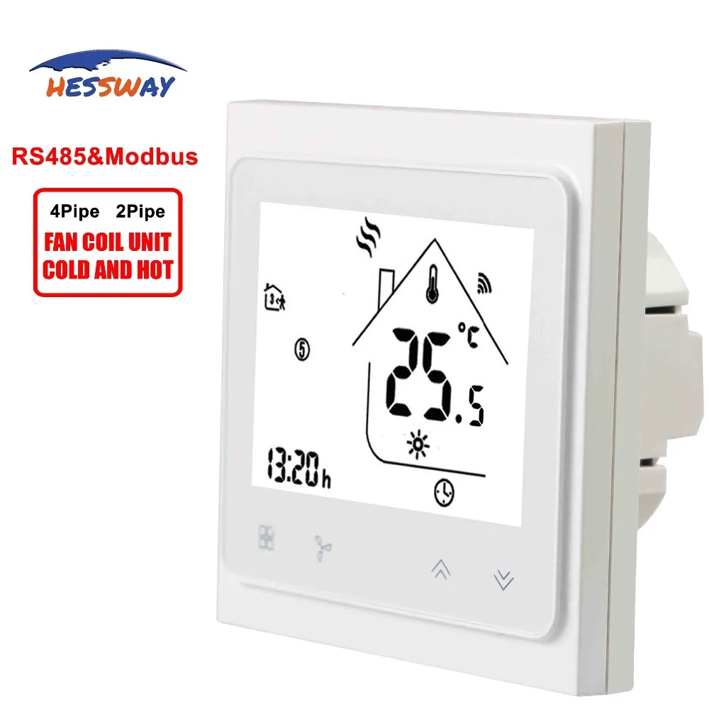 HESSWAY 2 трубы 4 P Прохладный тепла 0-10 V Отрегулируйте raumthermostat Wi-Fi для API Modbus и RS485