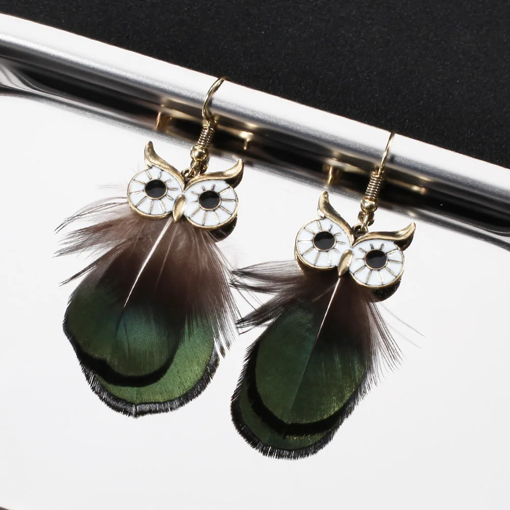 MIARA.L 2018 Hypoallergenic Owl Earrings Feather Earrings Fashion Jewelry Earrings
MIARA.L 2018 Hypoallergenic Owl Earrings Feather Earrings Fashion Jewelry Earrings