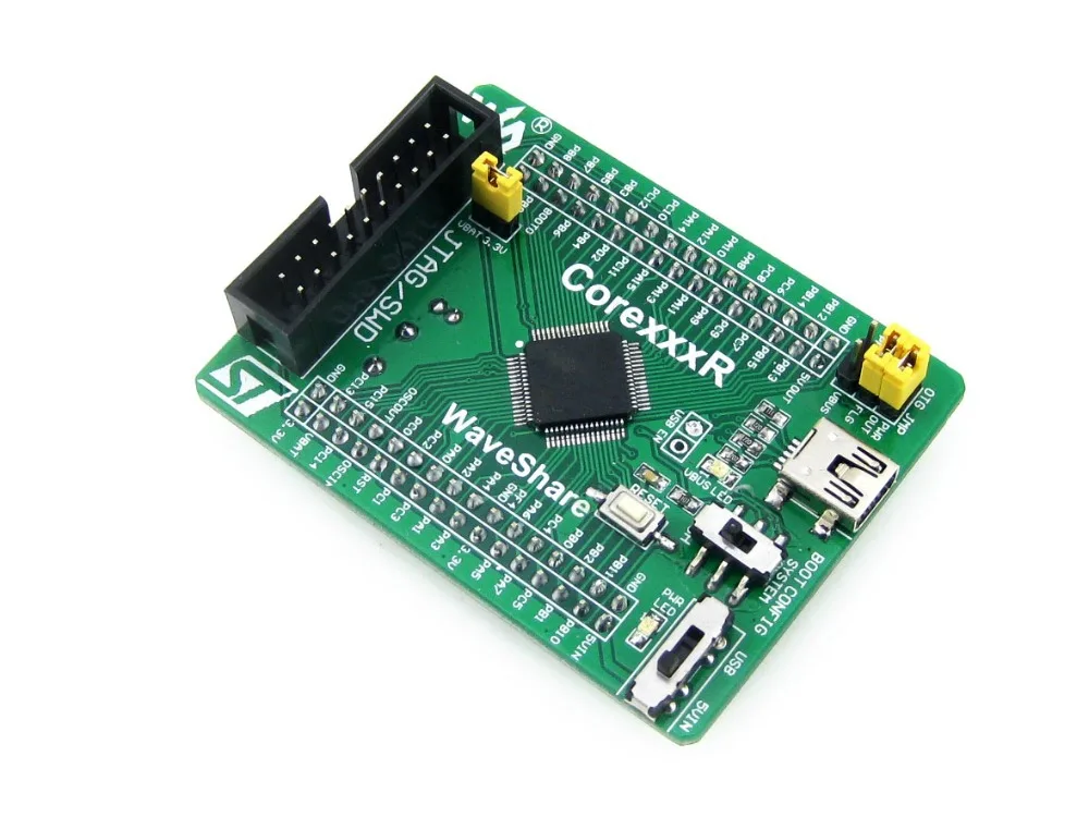STM32 Board STM32F205RBT6 STM32F205 ARM Cortex-M3 STM32 Development Board + PL2303 USB UART Module Kit = Open205R-C Standard
STM32 Board STM32F205RBT6 STM32F205 ARM Cortex-M3 STM32 Development Board + PL2303 USB UART Module Kit = Open205R-C Standard