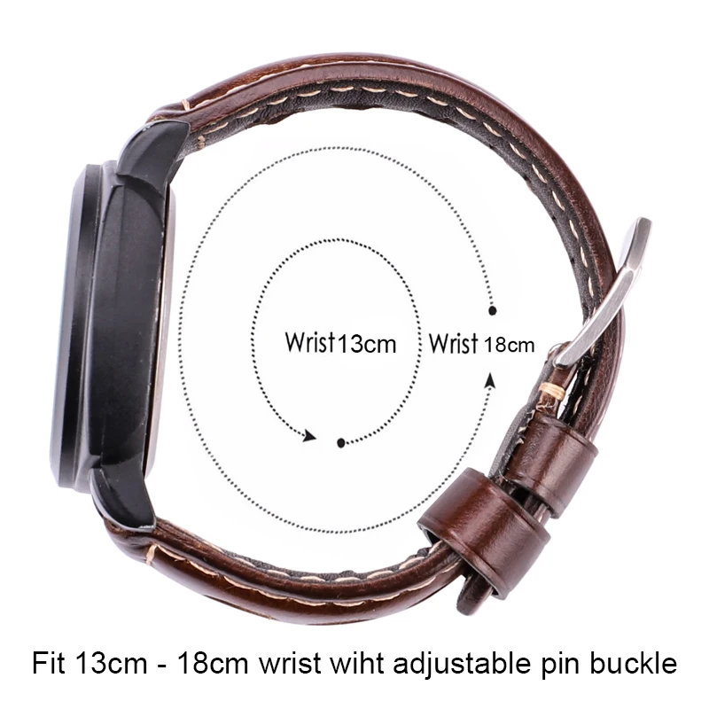22mm 24mm Watchbands Oil Wax Genuine leather Dark Brown Women Men Watch Band Strap Cowhide Belt With Buckle Spring Bar
22mm 24mm Watchbands Oil Wax Genuine leather Dark Brown Women Men Watch Band Strap Cowhide Belt With Buckle Spring Bar