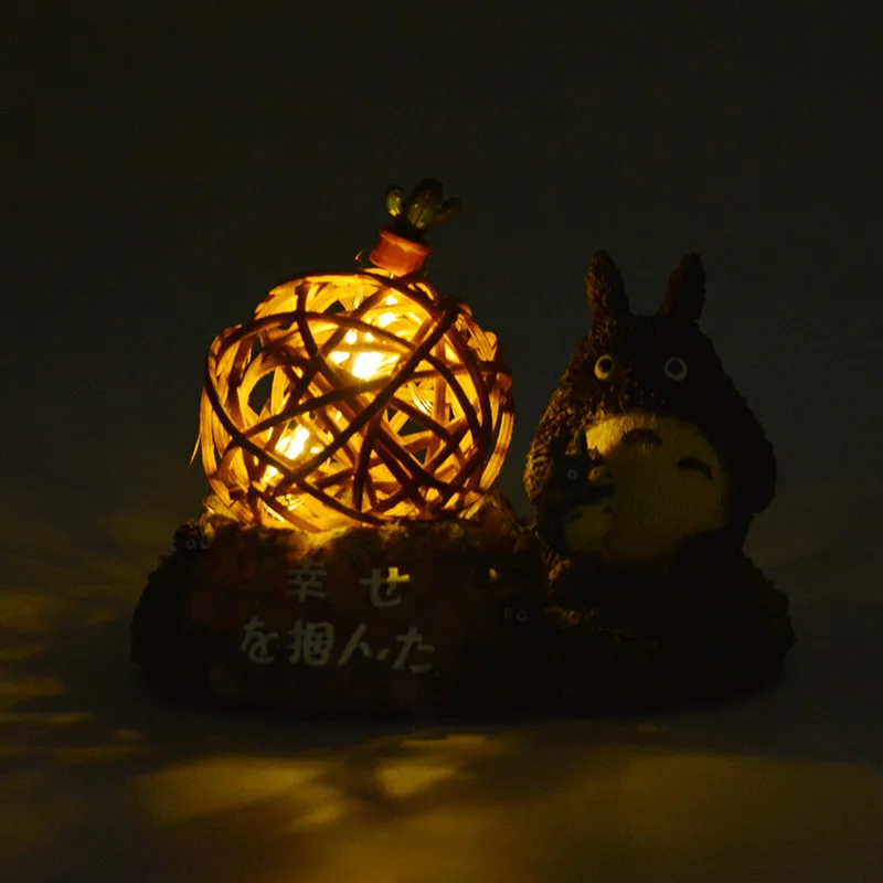 Японское Аниме ТОТОРО СВЕТОДИОДНОЙ Night Light Настольная Лампа Детские Игрушки Studio