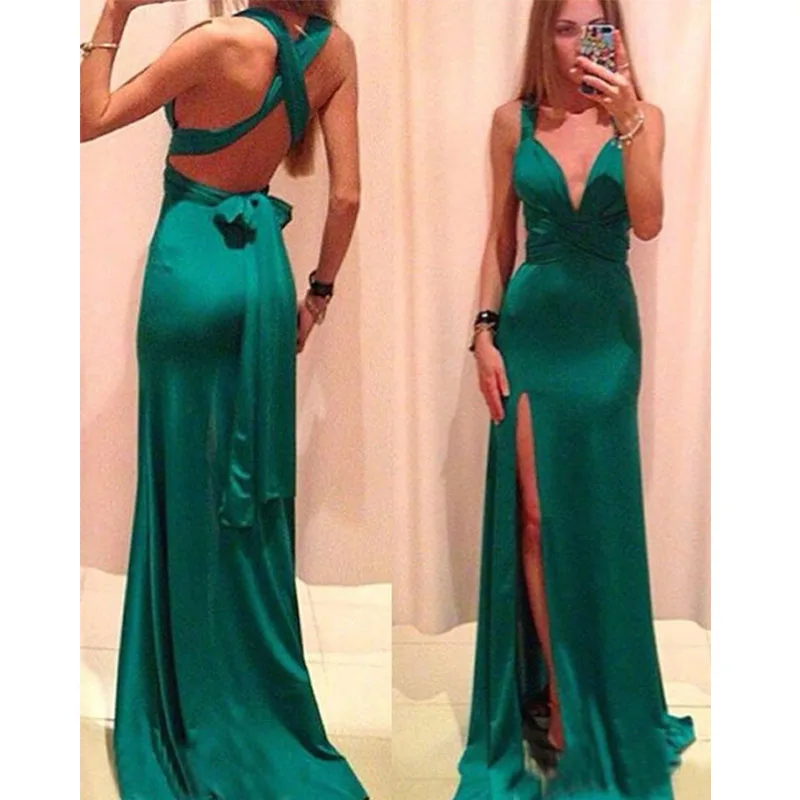 Sexy green formal evening dress tie back with straps, handmade sexy jersey prom dresses custom sizing plus size long
Sexy green formal evening dress tie back with straps, handmade sexy jersey prom dresses custom sizing plus size long