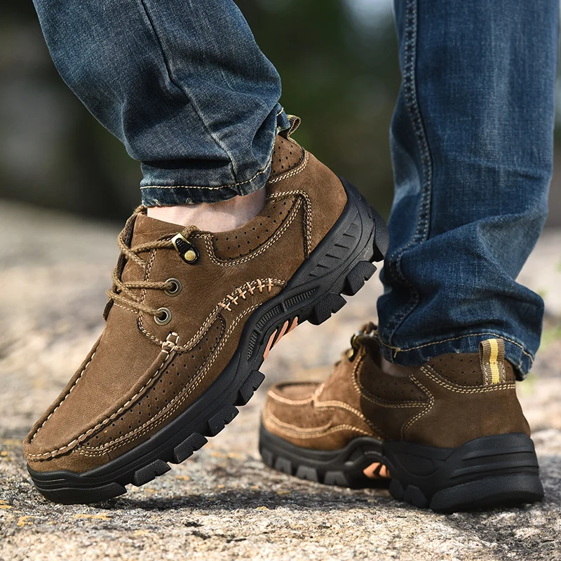 MAISMODA Men's Hiking Shoes Cushioning Mountain Climbing Anti-Slip Outdoor Comfortable Trekking Sneakers Plus size 44 YL607
MAISMODA Men's Hiking Shoes Cushioning Mountain Climbing Anti-Slip Outdoor Comfortable Trekking Sneakers Plus size 44 YL607