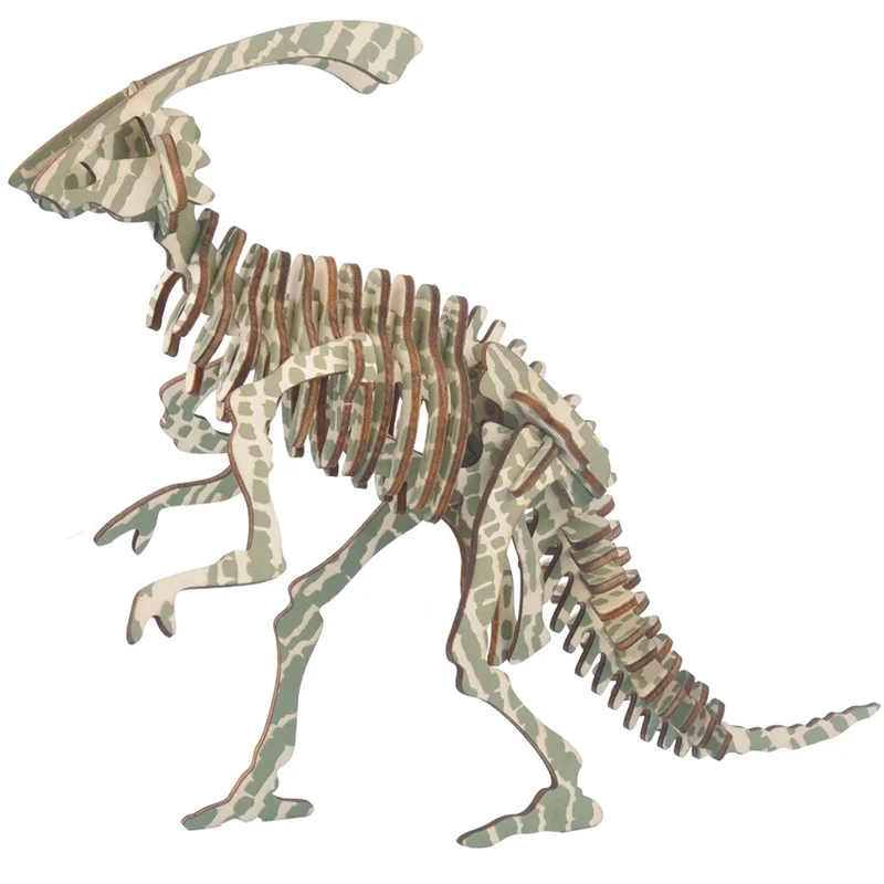 DIY 3D Wooden Puzzle Animal Parasaurolophus Woodcraft Assembly Kits Education Jigsaw Model Toys for Adults Children with 37 Pcs
DIY 3D Wooden Puzzle Animal Parasaurolophus Woodcraft Assembly Kits Education Jigsaw Model Toys for Adults Children with 37 Pcs
