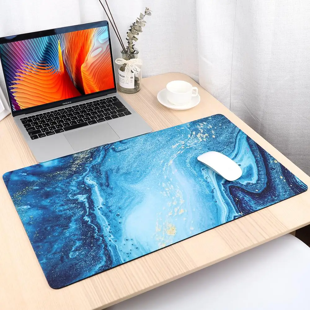 Gaming Mouse Pad Large Mouse Pad Gamer Big Mouse Mat Computer Mousepad XL Surface Marble Pattern Mause Pad Keyboard Desk Mat
Gaming Mouse Pad Large Mouse Pad Gamer Big Mouse Mat Computer Mousepad XL Surface Marble Pattern Mause Pad Keyboard Desk Mat