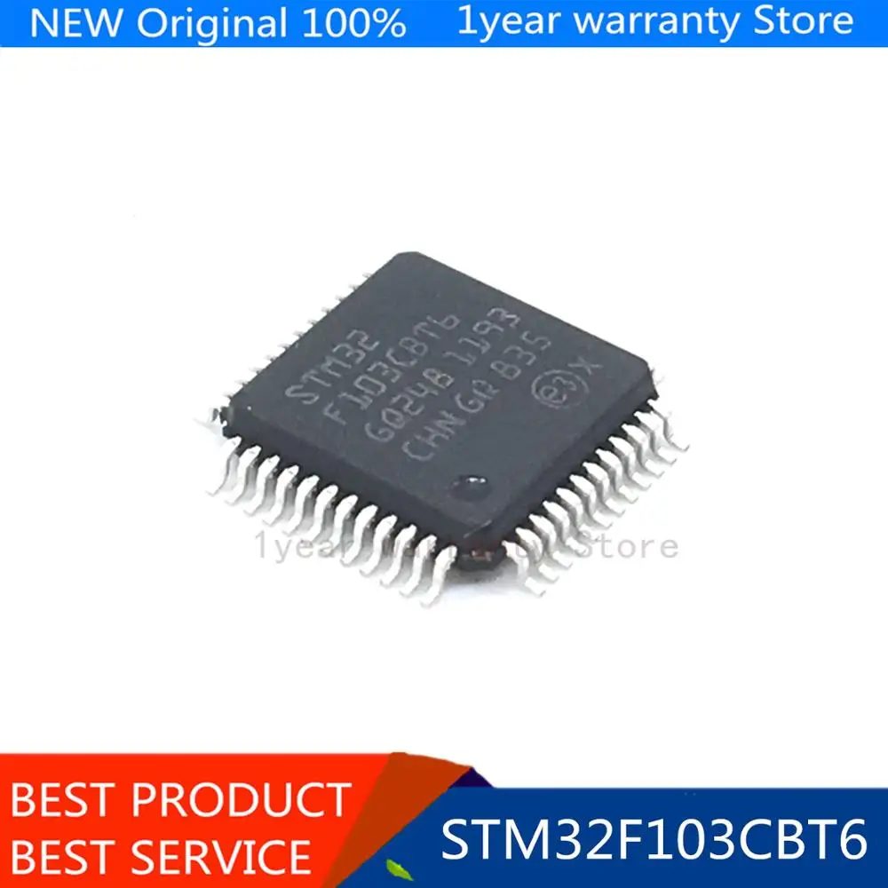2PCS free shipping STM32F103CBT6 STM32F103CB 32F103CBT6 128KB QFP48 ARM 100% new original quality assurance
2PCS free shipping STM32F103CBT6 STM32F103CB 32F103CBT6 128KB QFP48 ARM 100% new original quality assurance