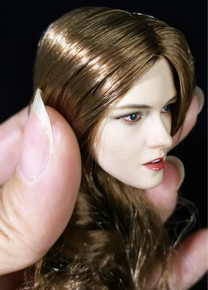 1:6 Scale TheTwilight Saga Female Star Kristen Stewart Brown Long Hair Head Sculpt Carving Model Toys for Action Figure Body
1:6 Scale TheTwilight Saga Female Star Kristen Stewart Brown Long Hair Head Sculpt Carving Model Toys for Action Figure Body