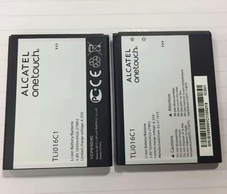 Новинка 3,8 V TLi016C1 для Alcatel OneTouch 1650mAh Мобильный телефон Li-Ion замена батареи
Новинка 3,8 V TLi016C1 для Alcatel OneTouch 1650mAh Мобильный телефон Li-Ion замена батареи
