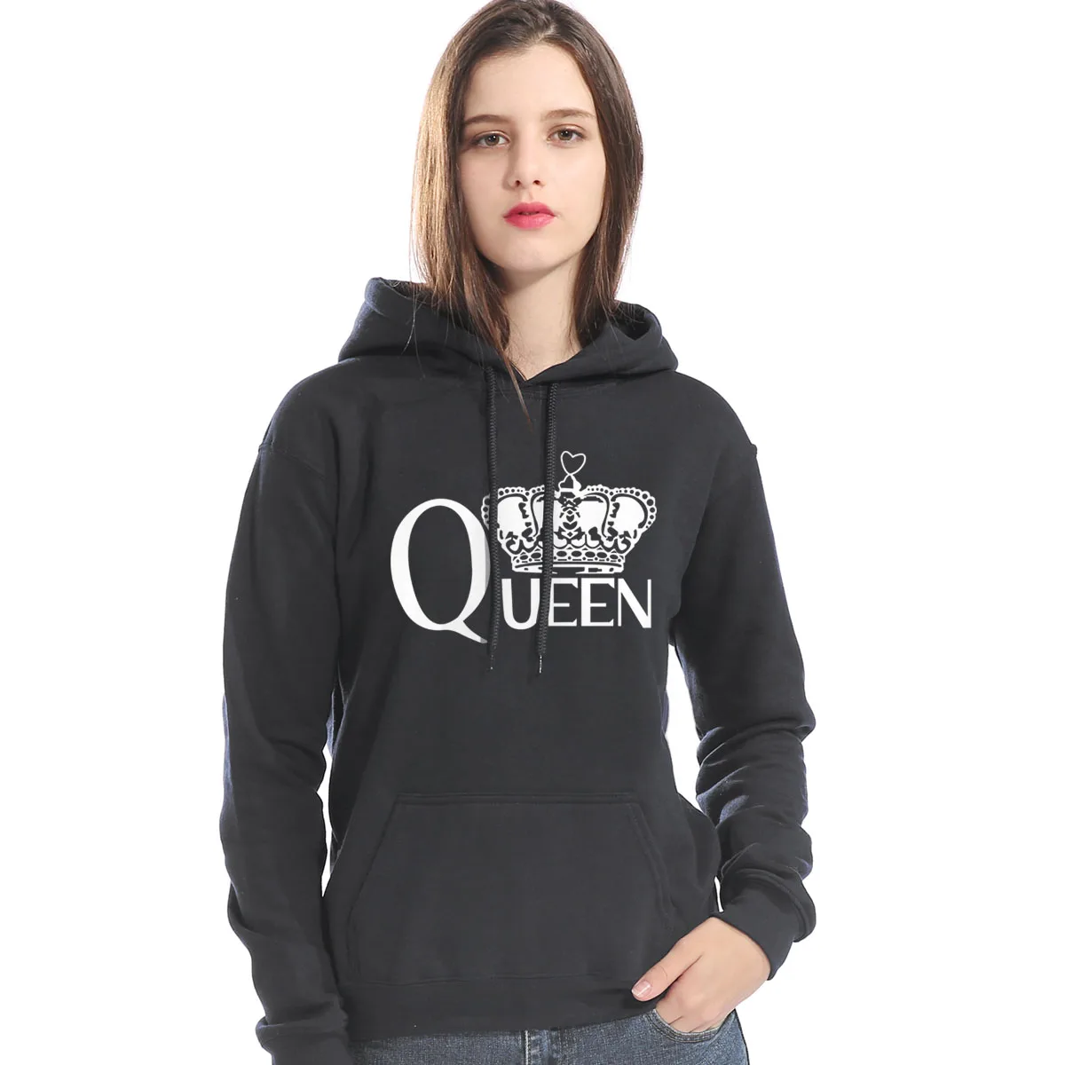 Cool Women's Hoodies Funnny Print QUEEN CROWN Fashion Hoodie For Women 2019 New Winter Warm Tracksuit Fleece Harajuku Hipster
Cool Women's Hoodies Funnny Print QUEEN CROWN Fashion Hoodie For Women 2019 New Winter Warm Tracksuit Fleece Harajuku Hipster