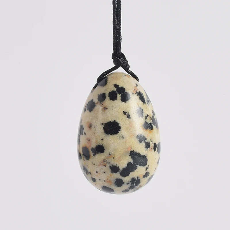 Drilled Yoni Egg Natural Dalmatian Jasper Jade Massager for Kegel Pelvic Floor Muscle Exercise Vaginal Ben Wa Ball Stone 30*20mm
Drilled Yoni Egg Natural Dalmatian Jasper Jade Massager for Kegel Pelvic Floor Muscle Exercise Vaginal Ben Wa Ball Stone 30*20mm