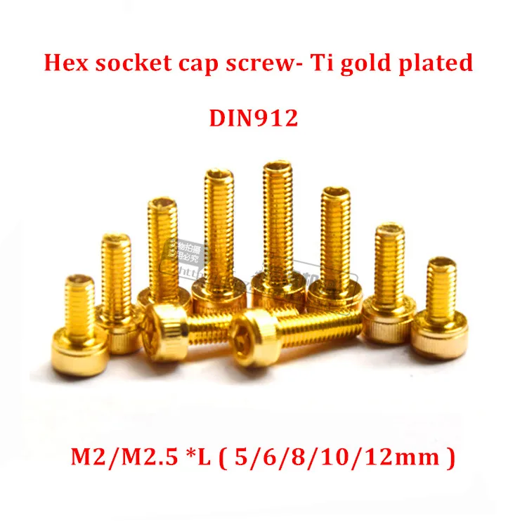 30pcs M2 M2.5 Allen Screw Hex socket Knurled Cap Head Screw Ti gold Plated Cylinder Allen Machine Screw Bolt
30pcs M2 M2.5 Allen Screw Hex socket Knurled Cap Head Screw Ti gold Plated Cylinder Allen Machine Screw Bolt
