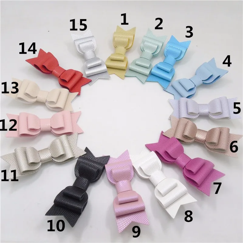 1pc Retail Three Layer Leather Bow Hair Clip 9cm Kid Sweet Color Hair Bow Barrette Synthetic Leather Fluorescent Pink Hairpin
1pc Retail Three Layer Leather Bow Hair Clip 9cm Kid Sweet Color Hair Bow Barrette Synthetic Leather Fluorescent Pink Hairpin