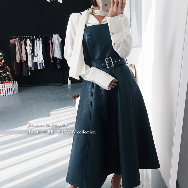 2017 Direct Selling Vintage A-line Solid Sleeveless Sashes Retro Elegant Condole Belt Pu Dress In A New Spring
2017 Direct Selling Vintage A-line Solid Sleeveless Sashes Retro Elegant Condole Belt Pu Dress In A New Spring