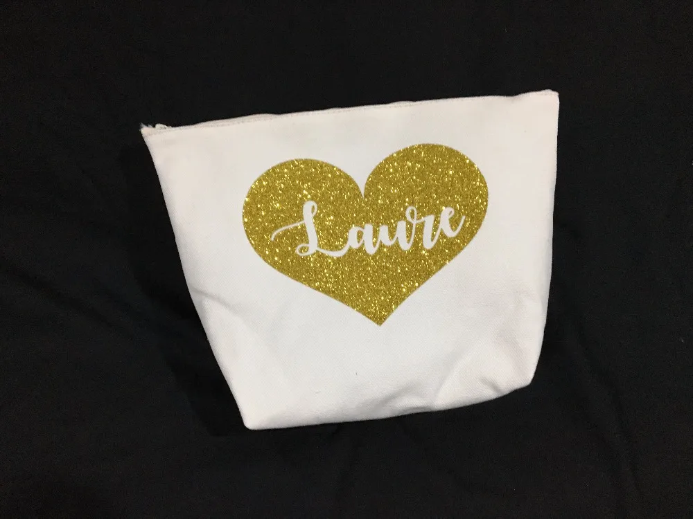 customize name heart Make Up wedding bride Bridesmaid Makeup Gift comestic Bags pouches Maid of Honour Christmas Birthday gift
customize name heart Make Up wedding bride Bridesmaid Makeup Gift comestic Bags pouches Maid of Honour Christmas Birthday gift