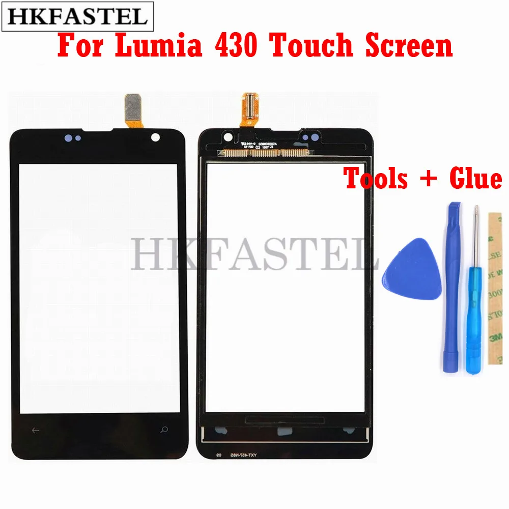 HKFASTEL высококачественный сенсорный экран для Nokia Microsoft Lumia 430 с двумя SIM картами