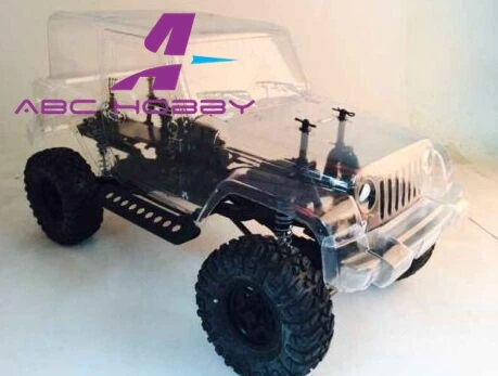 1/10 RC 4x4 Wrangler гусеничный кузов грузовика для Axial SCX10 D90 JEEP wheelbase280 мм | Игрушки и хобби