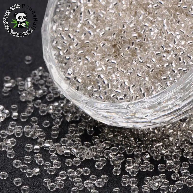 1 Pound 2mm 12/0 White Round Glass Seed Beads for Jewelry Making DIY Bracelet Hole: 1mm about 30000 beads/pound
1 Pound 2mm 12/0 White Round Glass Seed Beads for Jewelry Making DIY Bracelet Hole: 1mm about 30000 beads/pound