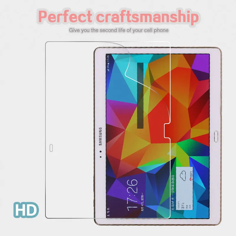 Premium Anti-Scratch HD lcd screen protector film For Samsung Galaxy Tab S T800 10.5" Tablet High Clear Glossy Protective Film
Premium Anti-Scratch HD lcd screen protector film For Samsung Galaxy Tab S T800 10.5" Tablet High Clear Glossy Protective Film