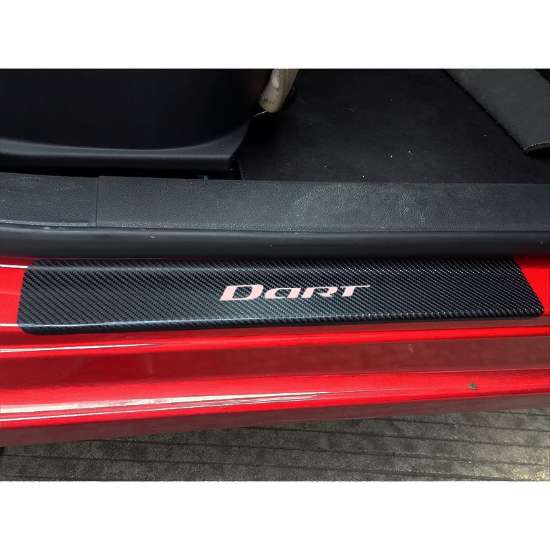 4 шт., защитные наклейки из углеродного волокна для порога автомобиля Dodge Дротика
4 шт., защитные наклейки из углеродного волокна для порога автомобиля Dodge Дротика