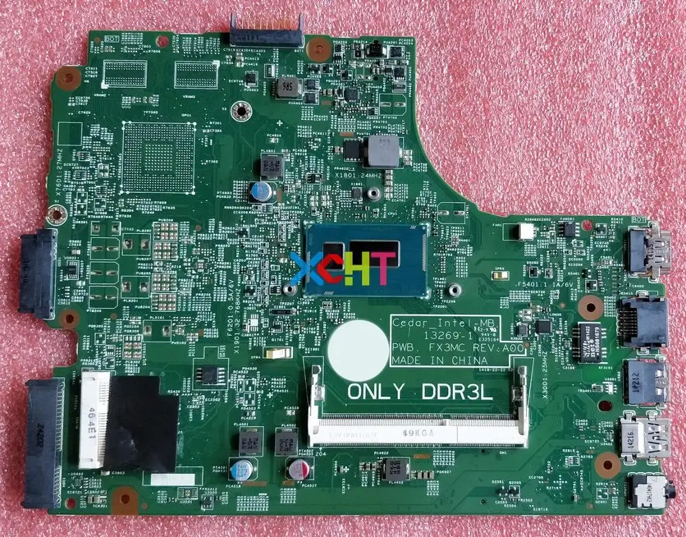 for Dell Inspiron 3442 WVGRF 0WVGRF CN-0WVGRF BR-0WVGRF I3-4005U MB 13269-1 PWB. FX3MC Laptop Motherboard Mainboard Tested
for Dell Inspiron 3442 WVGRF 0WVGRF CN-0WVGRF BR-0WVGRF I3-4005U MB 13269-1 PWB. FX3MC Laptop Motherboard Mainboard Tested