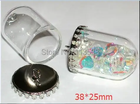 Freeshipping NEW 100sets/lot 38*25mm glass globe 25mm silver plated setting base glass cover DIY Glass vial jewelry glass bottle
Freeshipping NEW 100sets/lot 38*25mm glass globe 25mm silver plated setting base glass cover DIY Glass vial jewelry glass bottle