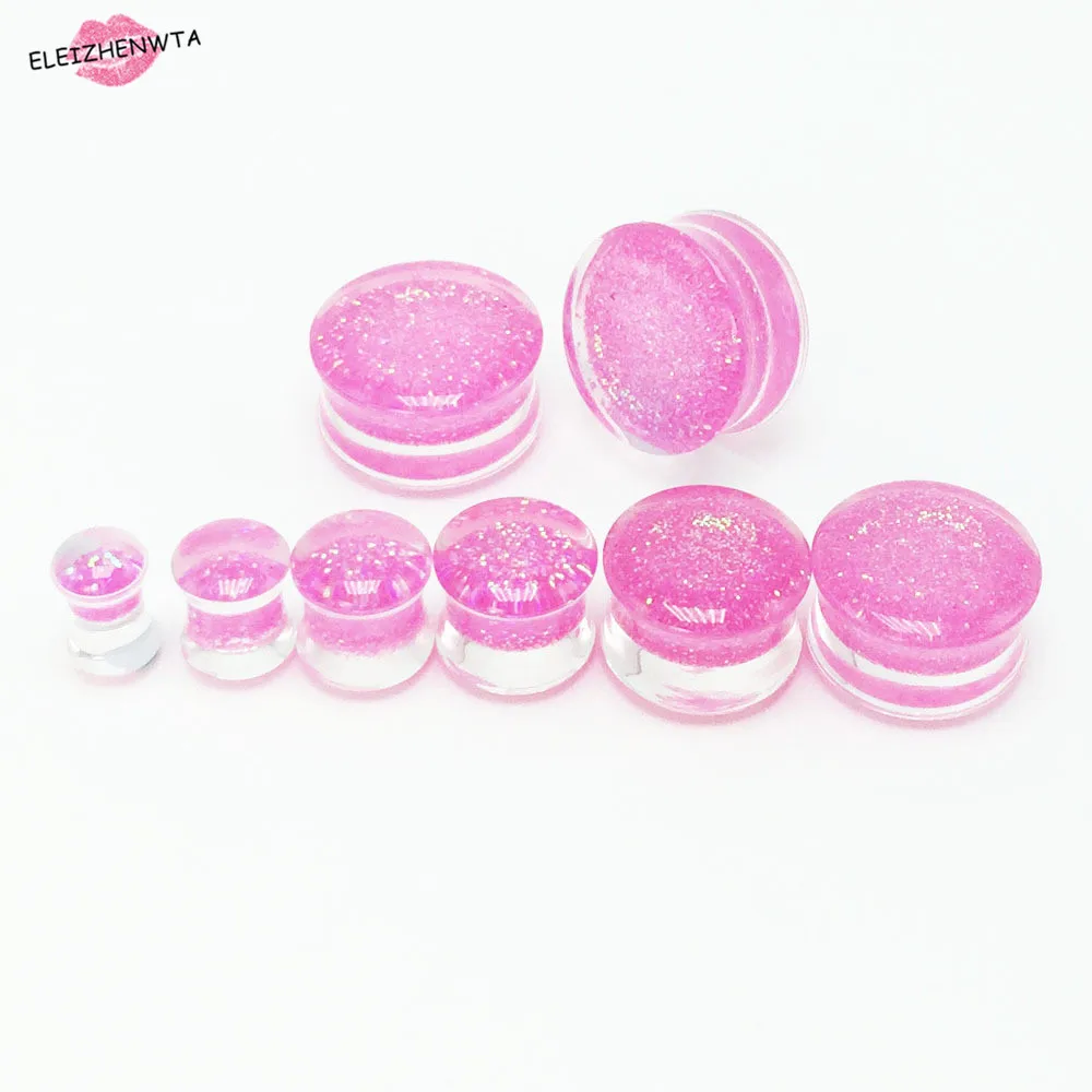 ELEIHENWTA 1 pair /2 pcs Pink Black Purple Blue Acrylic ear tunnels ear gauges body jewelry piercing expander Guages Piercing
ELEIHENWTA 1 pair /2 pcs Pink Black Purple Blue Acrylic ear tunnels ear gauges body jewelry piercing expander Guages Piercing
