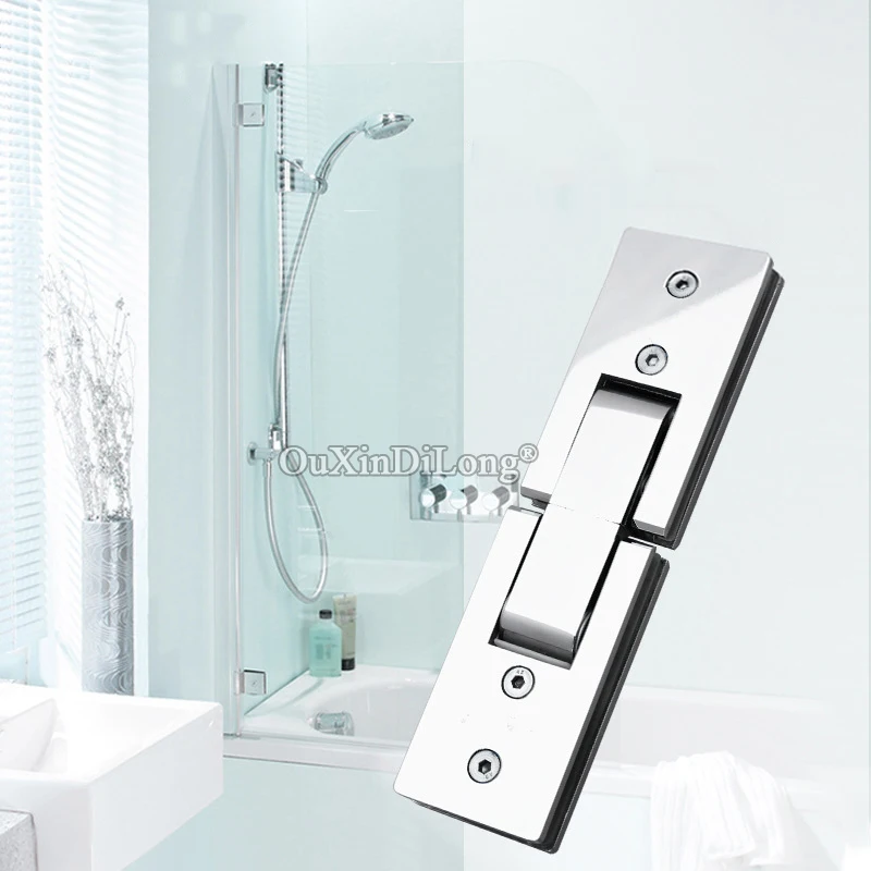 High Quality 2PCS Stainless Steel Frameless Shower Glass Door Hinges 180 Degree Glass Fixed Holder Brackets Glass Clamps Hinges
High Quality 2PCS Stainless Steel Frameless Shower Glass Door Hinges 180 Degree Glass Fixed Holder Brackets Glass Clamps Hinges